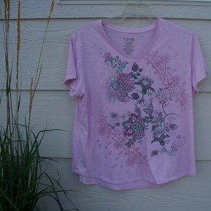 Pink Short Sleeve T-Shirt 2X